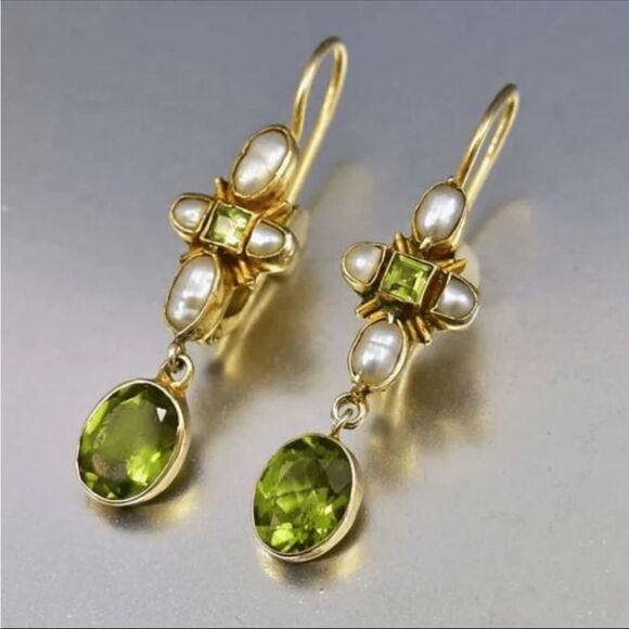 Vintage style drop earrings N318 - Picture 1 of 4